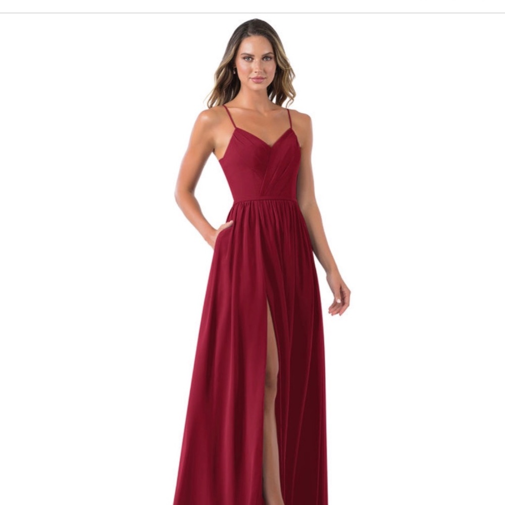 Azazie Burgundy bridesmaid dress